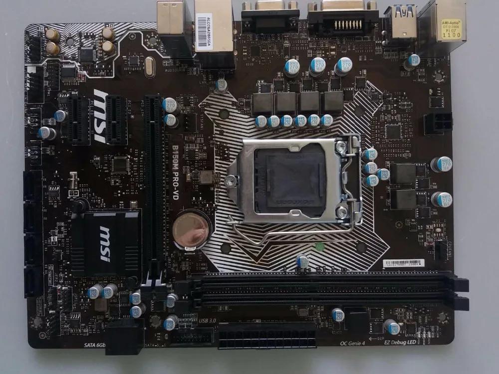 For MSI B150M PRO-VD game board 1151 pin DDR4 MATX USB3.1 Original Used motherboard
For MSI B150M PRO-VD game board 1151 pin DDR4 MATX USB3.1 Original Used motherboard