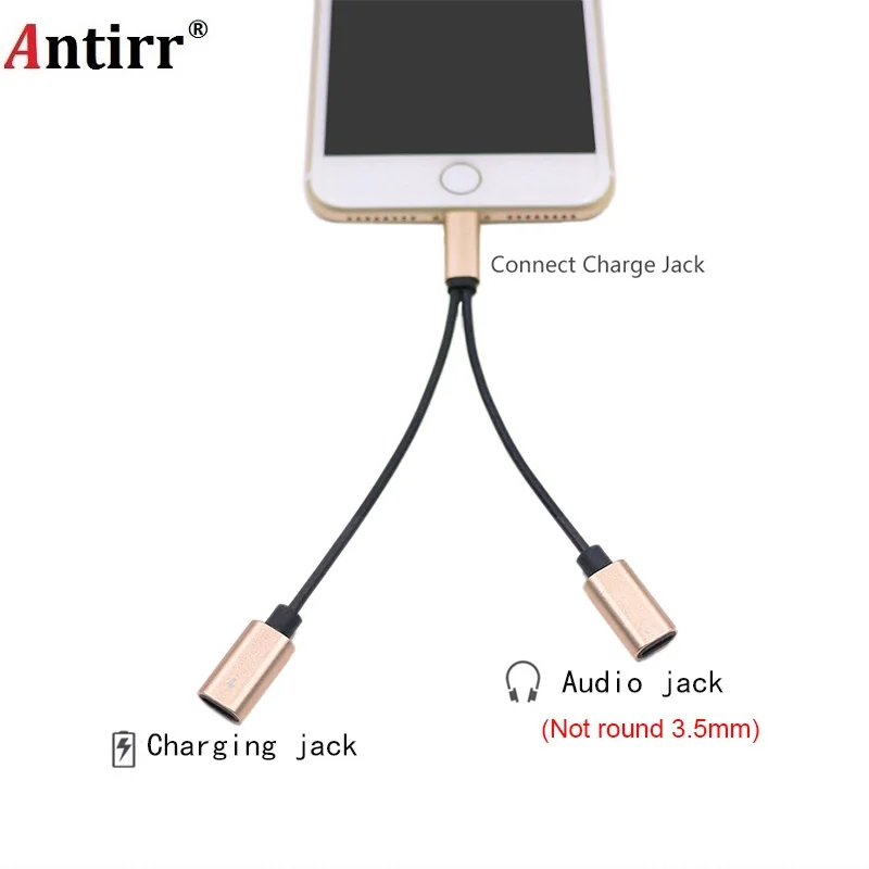 Charging Audio 2 in 1 Earphones Adapter Cable Call Splitter Aluminum Converter Support Call For IOS10.3 11 For iPhone 8 7 7 Plus
Charging Audio 2 in 1 Earphones Adapter Cable Call Splitter Aluminum Converter Support Call For IOS10.3 11 For iPhone 8 7 7 Plus