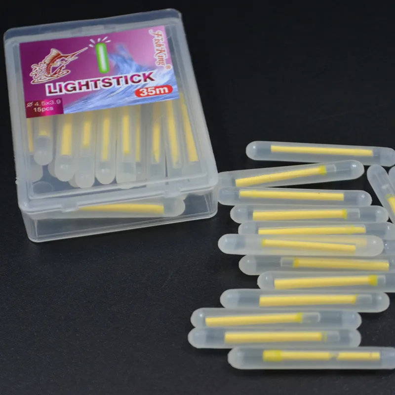 FISH KING Fishing Light Flaot 30PC/Lot 4.5mm*39mm 2 Color Luminous Fluorescent Fishing Lightstick Carp Fishing Accessories Pesca
FISH KING Fishing Light Flaot 30PC/Lot 4.5mm*39mm 2 Color Luminous Fluorescent Fishing Lightstick Carp Fishing Accessories Pesca