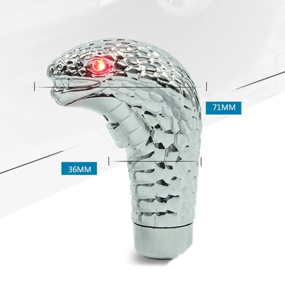 Car Cobra Snake LED Flash Light Manual Gear Shifting Knob Vehicle Car Modifications Interior Decoration Hot
Car Cobra Snake LED Flash Light Manual Gear Shifting Knob Vehicle Car Modifications Interior Decoration Hot