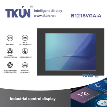 TKUN 12.1 inch Capacitance Highlight industrial displays Ten finger touch Outdoor sunshine Can Visible 800*600 B121SVGA-A
TKUN 12.1 inch Capacitance Highlight industrial displays Ten finger touch Outdoor sunshine Can Visible 800*600 B121SVGA-A