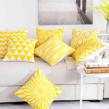 Embroidered Throw Pillow Cover Yellow Geometric Decorative Pillows Case Cushion Covers Nordic Decoration Home Sofa Pillow40557-1
Embroidered Throw Pillow Cover Yellow Geometric Decorative Pillows Case Cushion Covers Nordic Decoration Home Sofa Pillow40557-1