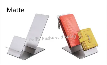 Hot sale 2 Tier matte stainless steel wallet display holder phone/ jewelry / purse display stand rack
Hot sale 2 Tier matte stainless steel wallet display holder phone/ jewelry / purse display stand rack