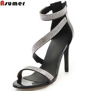 ASUMER 2020 fashion summer new shoes woman elegant crystal elegant prom wedding shoes thin heel sandals women high heels shoes
ASUMER 2020 fashion summer new shoes woman elegant crystal elegant prom wedding shoes thin heel sandals women high heels shoes