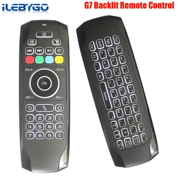 G7 2.4G Backlit Wireless Air Mouse with Keyboard 6-Axis Gyro Smart Remote Control For X96 tx3 mini A95X H96 pro Android TV Box
G7 2.4G Backlit Wireless Air Mouse with Keyboard 6-Axis Gyro Smart Remote Control For X96 tx3 mini A95X H96 pro Android TV Box