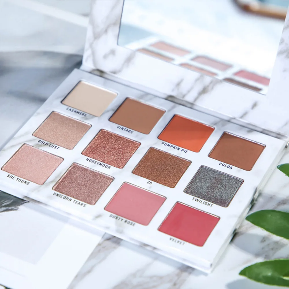 12 Colors Professional Glitter Eyeshadow Pallete Makeup Earth Pearl Sequins Matte Tints Eyes Make Up Palette Beauty Cosmetic
12 Colors Professional Glitter Eyeshadow Pallete Makeup Earth Pearl Sequins Matte Tints Eyes Make Up Palette Beauty Cosmetic