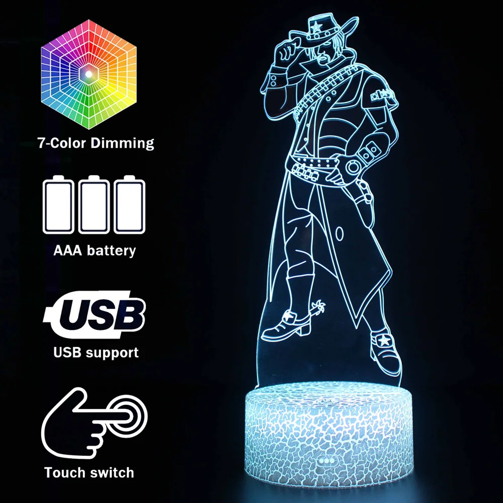 Fortress night Colors Changing Table Projection Lamp Deadfire Action Figure battle royale 3d illusion light up Luminous toys
Fortress night Colors Changing Table Projection Lamp Deadfire Action Figure battle royale 3d illusion light up Luminous toys