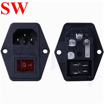 5pcs Arcade Computer Cabinet Switched Power Socket Connector 10A 250V 3Pin IEC320 C14 lighting with Fuse Holder for Game Machine
5pcs Arcade Computer Cabinet Switched Power Socket Connector 10A 250V 3Pin IEC320 C14 lighting with Fuse Holder for Game Machine