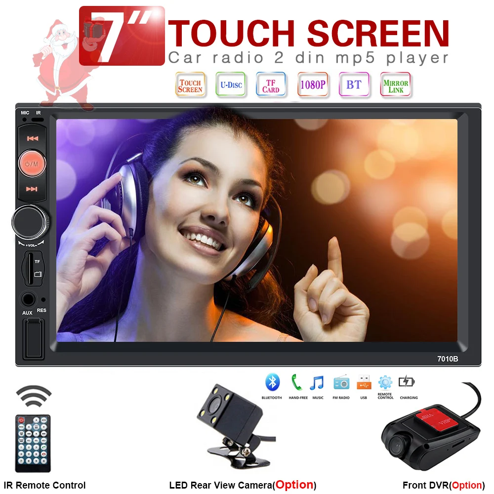 2Din Central Multimedia Car DVR Front/Rear Camera 2 Din 7'' Touch Screen Autoradio Bluetooth Car Radio Cassette Player Recorder
2Din Central Multimedia Car DVR Front/Rear Camera 2 Din 7'' Touch Screen Autoradio Bluetooth Car Radio Cassette Player Recorder