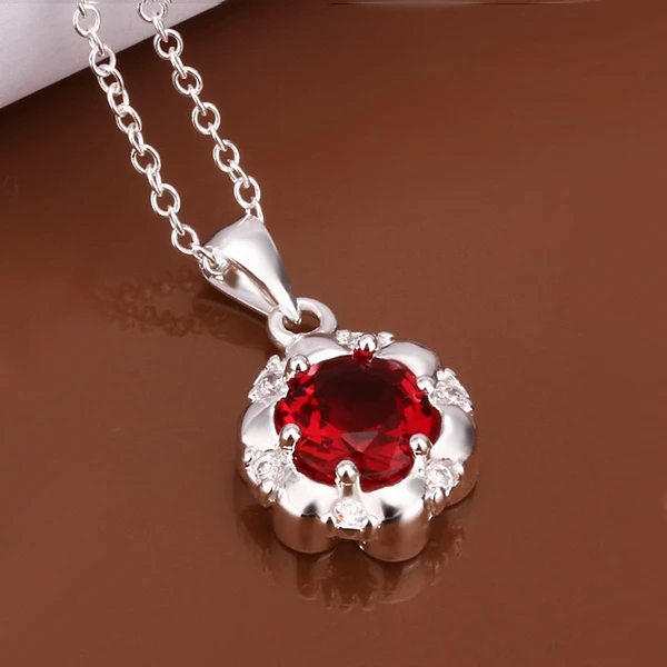 Necklace 925 Silver Necklace 925 Silver 18 Inches Chain Pendant Necklaces Red Crystal Jewelry Free Shipping azoi LN468
Necklace 925 Silver Necklace 925 Silver 18 Inches Chain Pendant Necklaces Red Crystal Jewelry Free Shipping azoi LN468