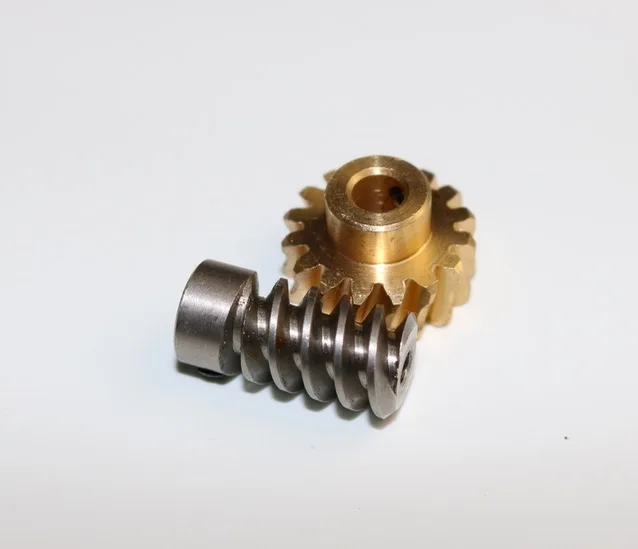 Description Picture 5 of item1M-16T/2T worm gear rod speed ratio:1: 8 Suitable high torque reducer model steering gear lifting device