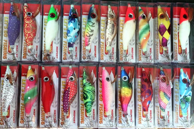 25pcs Squid Jig 3D Big Eyes Squid Hook 10cm 10g Wood Shrimp Fishing Lure Mixed Color Fishing Accessory
25pcs Squid Jig 3D Big Eyes Squid Hook 10cm 10g Wood Shrimp Fishing Lure Mixed Color Fishing Accessory