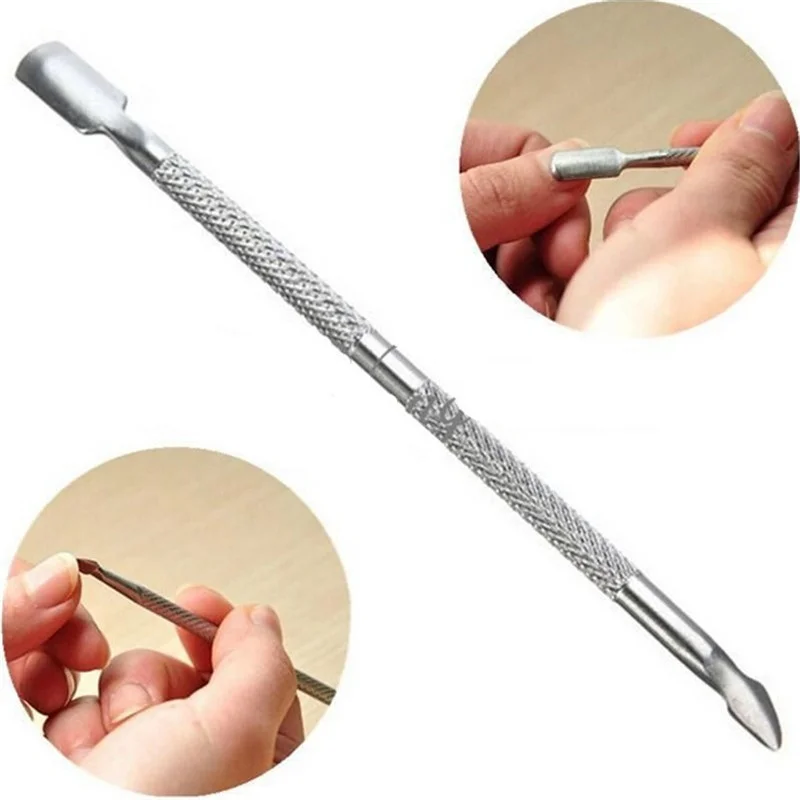 1pcs Dual-ended Stainless Steel Silver Nail Art Tool Remover Tips Nail Pen UV Gel Remover Cuticle Pusher Manicure Tools
1pcs Dual-ended Stainless Steel Silver Nail Art Tool Remover Tips Nail Pen UV Gel Remover Cuticle Pusher Manicure Tools