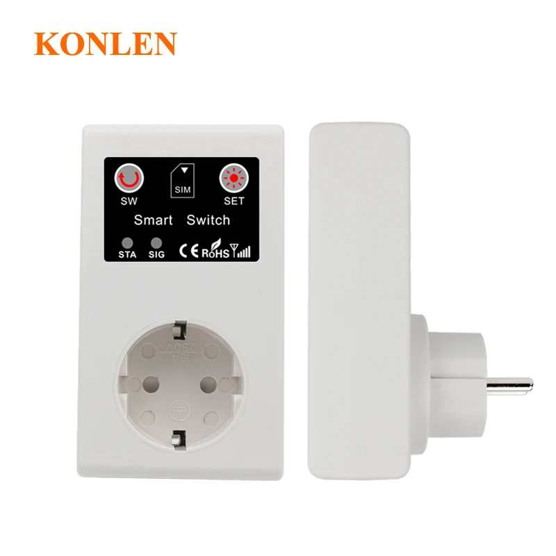 16A EU GSM Power Socket Remote Control Switch Relay Smart Intelligent Sockets Outlet 3000W SMS Call Android App Home Automation
16A EU GSM Power Socket Remote Control Switch Relay Smart Intelligent Sockets Outlet 3000W SMS Call Android App Home Automation