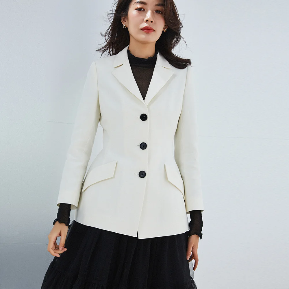 PIXY Wool White Blazer Women Jackets and Coats Korean Style Runway Blazers Long Sleeve Office Ladies Clothes fashionnova Suit
PIXY Wool White Blazer Women Jackets and Coats Korean Style Runway Blazers Long Sleeve Office Ladies Clothes fashionnova Suit