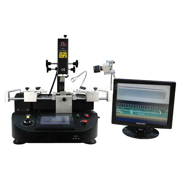 Laptop Motherboard Chip Repair 4800W ZM-5860 LY-5860C touch screen BGA Rework Station hot air 3 zones
Laptop Motherboard Chip Repair 4800W ZM-5860 LY-5860C touch screen BGA Rework Station hot air 3 zones