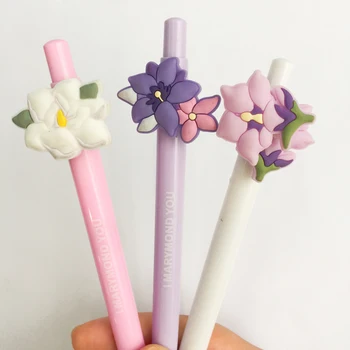 Romantic Flower Push Gel Pen Rollerball Pen School Office Supply Student Stationery Black Ink 0.5mm
Romantic Flower Push Gel Pen Rollerball Pen School Office Supply Student Stationery Black Ink 0.5mm