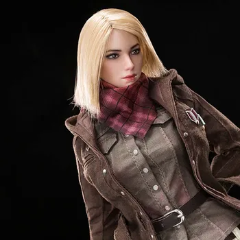 

Mnotht MS002 1/6 Big Escape Windbreaker Female Killer Brown Coat/blouses Clothes Suit Model for 12in Soldier Action Figure m3n