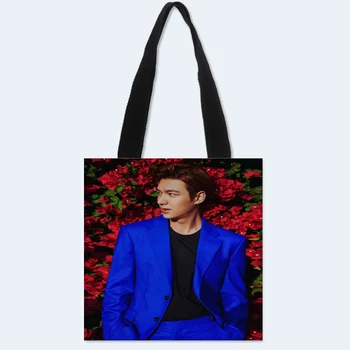 Custom Lee Min ho printing shoulder bag canvas tote bag shopping travel bags book handbag Two sides printed custom logo
Custom Lee Min ho printing shoulder bag canvas tote bag shopping travel bags book handbag Two sides printed custom logo