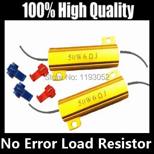 2pcs H1 H3.H4,H7,H8, H11, HB4,HB3 LED DRL Xenon HID HeadLight Fog Light Canbus 50W 6Ohm Load Resistor Wiring Canceller Decoder
2pcs H1 H3.H4,H7,H8, H11, HB4,HB3 LED DRL Xenon HID HeadLight Fog Light Canbus 50W 6Ohm Load Resistor Wiring Canceller Decoder