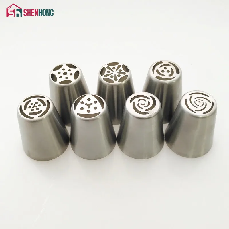 Special Offer 7PCS/Set Russian Piping Tips Stainless Steel Icing Tulip Cake Nozzles Cupcake Decorating
Special Offer 7PCS/Set Russian Piping Tips Stainless Steel Icing Tulip Cake Nozzles Cupcake Decorating