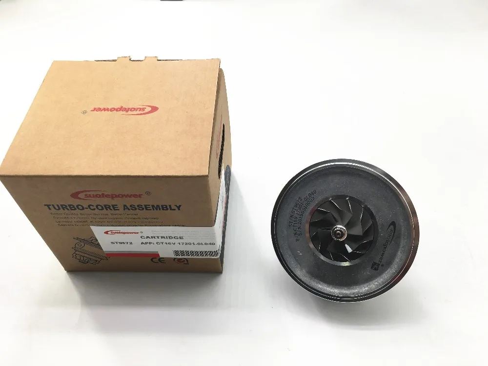 Suotepower Turbo cartridge CT16V 17201-0L040 17201-30110 core for Toyota Hilux 3.0 D4D, DAIHATSU DELTA, Landcruiser with Engine
Suotepower Turbo cartridge CT16V 17201-0L040 17201-30110 core for Toyota Hilux 3.0 D4D, DAIHATSU DELTA, Landcruiser with Engine