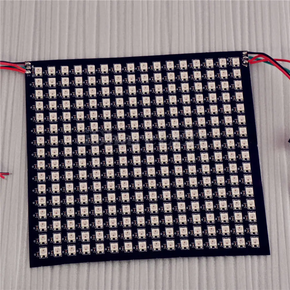 16*16 256 Pixel 5050 RGB WS2812B SK6812 Full Color Addressable Ragid Hard LED Pixel Screen 5V
16*16 256 Pixel 5050 RGB WS2812B SK6812 Full Color Addressable Ragid Hard LED Pixel Screen 5V