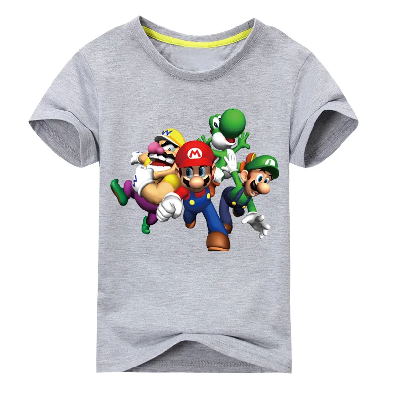 Children Summer T-shirt Boy T Shirt Girls 3D Cartoon Mario Tees Top Costume Kids Short Sleeve Tshirt Clothes Baby Clothing DX140
Children Summer T-shirt Boy T Shirt Girls 3D Cartoon Mario Tees Top Costume Kids Short Sleeve Tshirt Clothes Baby Clothing DX140