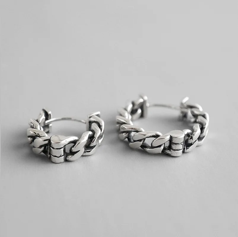 4MM Wide 100% 925 Sterling Silver Jewelry Twist Chain Round Circle Drop Earrings for Women Gift oorbellen
4MM Wide 100% 925 Sterling Silver Jewelry Twist Chain Round Circle Drop Earrings for Women Gift oorbellen