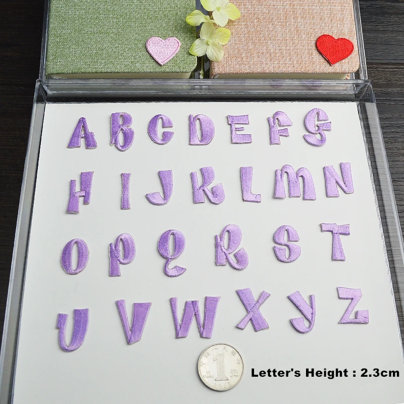 10PCS Purple English Letters alphabet embroidered patches applique for clothes shoes bags application iron on patches DIY
10PCS Purple English Letters alphabet embroidered patches applique for clothes shoes bags application iron on patches DIY