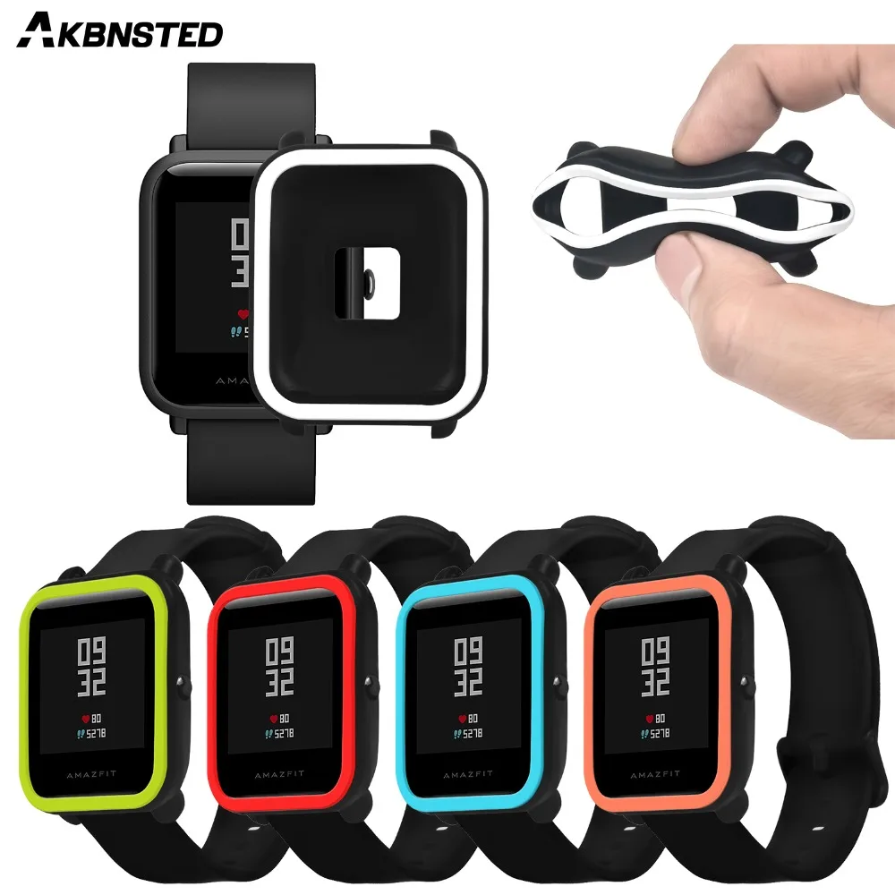 Мягкий силиконовый защитный чехол AKBNSTED из ТПУ для Huami Amazfit Bip Youth, чехол для смарт-часов, аксессуары для часов
Мягкий силиконовый защитный чехол AKBNSTED из ТПУ для Huami Amazfit Bip Youth, чехол для смарт-часов, аксессуары для часов