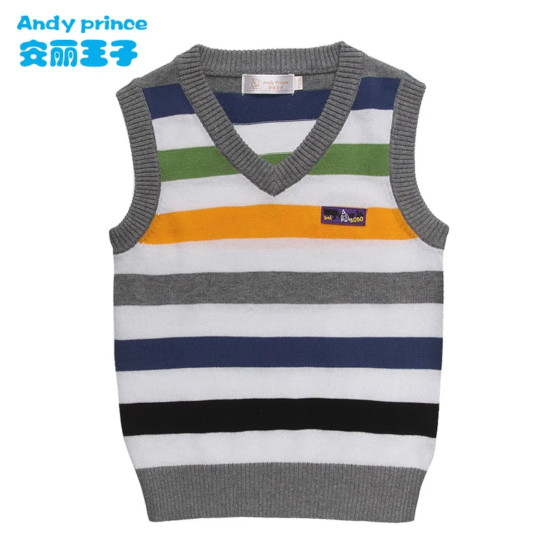 New Arrival Children's Clothing Fashion Preppy Style Boy Vest 100% Cotton Sweater Vest Child Sweater Spring Sleeveless Vest
New Arrival Children's Clothing Fashion Preppy Style Boy Vest 100% Cotton Sweater Vest Child Sweater Spring Sleeveless Vest