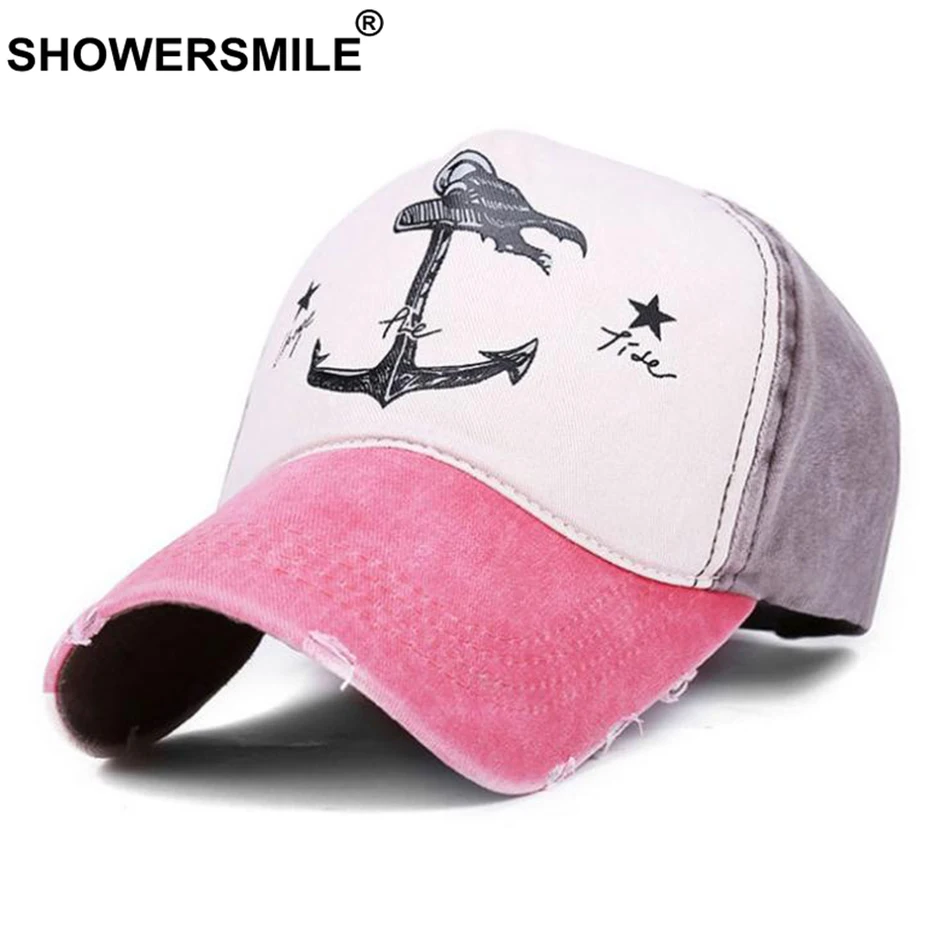 SHOWERSMILE Washed Baseball Cap Cotton Women Snapback Hat Men Anchor Patchwork Red Spring Autumn Korean Fashion Unisex Dad Hat
SHOWERSMILE Washed Baseball Cap Cotton Women Snapback Hat Men Anchor Patchwork Red Spring Autumn Korean Fashion Unisex Dad Hat