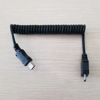 10pcs/lot Micro USB Male to Mini 5Pin Male Spring Data Cable for Portable Battery
10pcs/lot Micro USB Male to Mini 5Pin Male Spring Data Cable for Portable Battery
