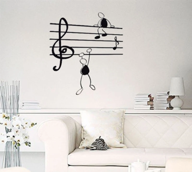 Kids Wall Sticker Music Notes Funny Guys for Living Room Vinyl Stickers Instrumen art Removable Wall Decals Bedroom Z961
Kids Wall Sticker Music Notes Funny Guys for Living Room Vinyl Stickers Instrumen art Removable Wall Decals Bedroom Z961