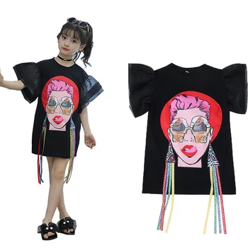 Cool Summer Cotton Girls T-shirts Teenager Kids O-neck Tops Fashion Baby Girls Tops Tee Clothes black white Children Clothing
Cool Summer Cotton Girls T-shirts Teenager Kids O-neck Tops Fashion Baby Girls Tops Tee Clothes black white Children Clothing