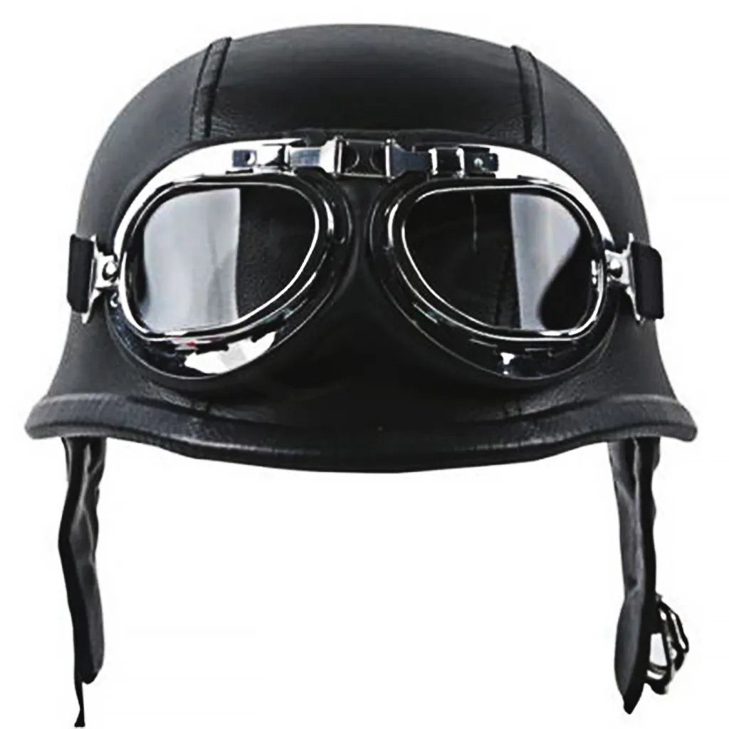 

ABS Semi-covered DOT Retro Motorcycle Safety Helmet Personalized Mens Womens Four Seasons Half Covered