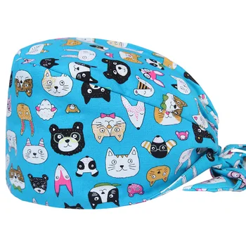Catty Vet Nursing Surgical Cap Medical Scrub Caps Women Men Hospital Work Hat 100% Cotton Dental Clinic Doctor Nurse Caps
Catty Vet Nursing Surgical Cap Medical Scrub Caps Women Men Hospital Work Hat 100% Cotton Dental Clinic Doctor Nurse Caps