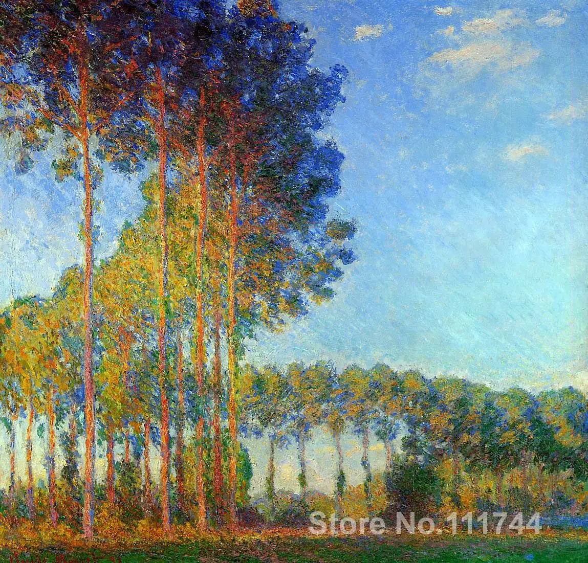 Poplars on the Banks of the River Epte Seen from the Marsh Claude Monet paintings for sale Landscape art Handmade High quality
Poplars on the Banks of the River Epte Seen from the Marsh Claude Monet paintings for sale Landscape art Handmade High quality
