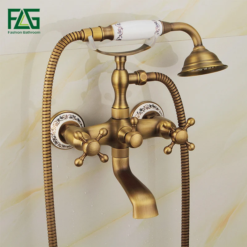 Free Shipping Antique Bathtub Faucet, Brass Hot and Cold Bath Faucet, Antique Bathroom Faucets Shower Set
Free Shipping Antique Bathtub Faucet, Brass Hot and Cold Bath Faucet, Antique Bathroom Faucets Shower Set