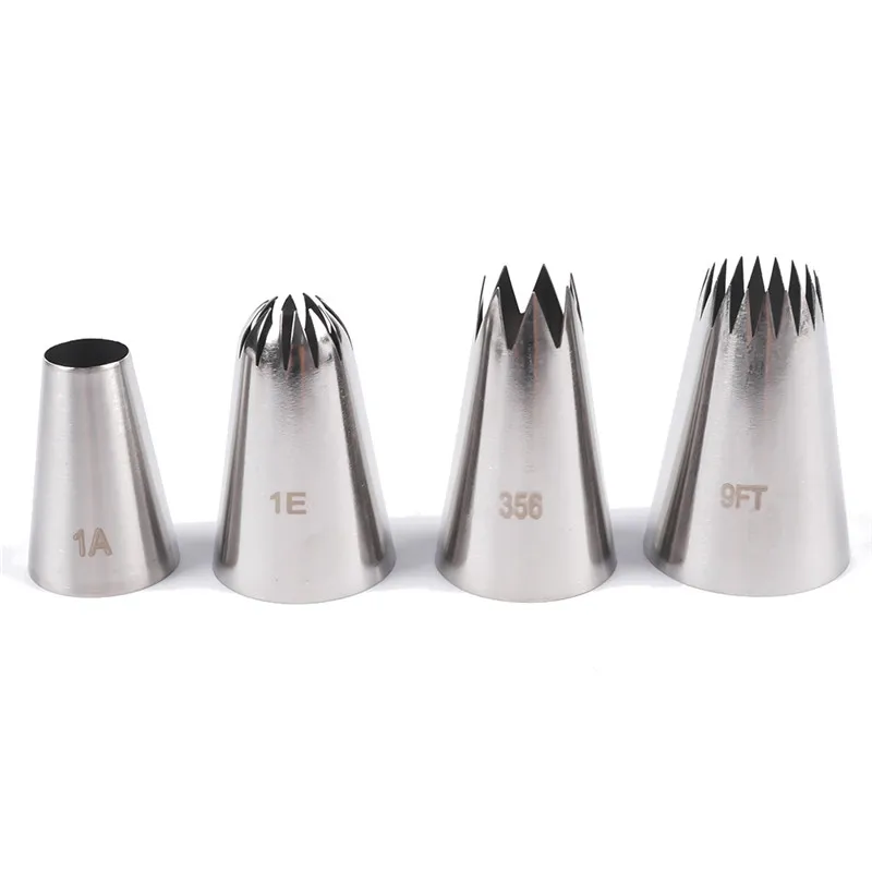 8Pcs Stainless Steel Cream Icing Piping Cake Nozzles Pastry Baking Decorating Tips Bakeware Wedding Chocolate Cookie Cake Tools
8Pcs Stainless Steel Cream Icing Piping Cake Nozzles Pastry Baking Decorating Tips Bakeware Wedding Chocolate Cookie Cake Tools