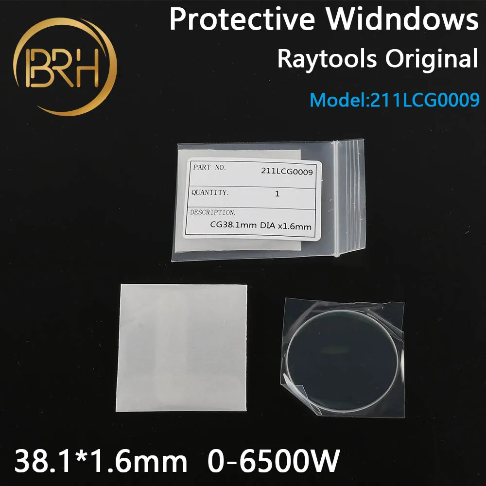 10pcs/Lot Raytools Laser Protective Lens Windows 38.1*1.6mm 211LCG0009 Raytools Original For 0-6500W BM114 Fiber Laser Cutting
10pcs/Lot Raytools Laser Protective Lens Windows 38.1*1.6mm 211LCG0009 Raytools Original For 0-6500W BM114 Fiber Laser Cutting
