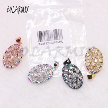 12Pcs High quality zircon crystal Oval shape pendant for jewelry making Fashion jewelry pendant 5386
12Pcs High quality zircon crystal Oval shape pendant for jewelry making Fashion jewelry pendant 5386