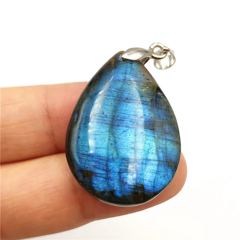 Natural Labradorite Necklace Pendant (2)