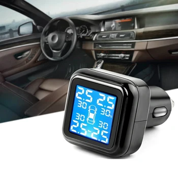 Wireless Smart Car TPMS 12V Digital Tire Pressure Monitoring System Tire Pressure Alarm External Sensor 
Wireless Smart Car TPMS 12V Digital Tire Pressure Monitoring System Tire Pressure Alarm External Sensor