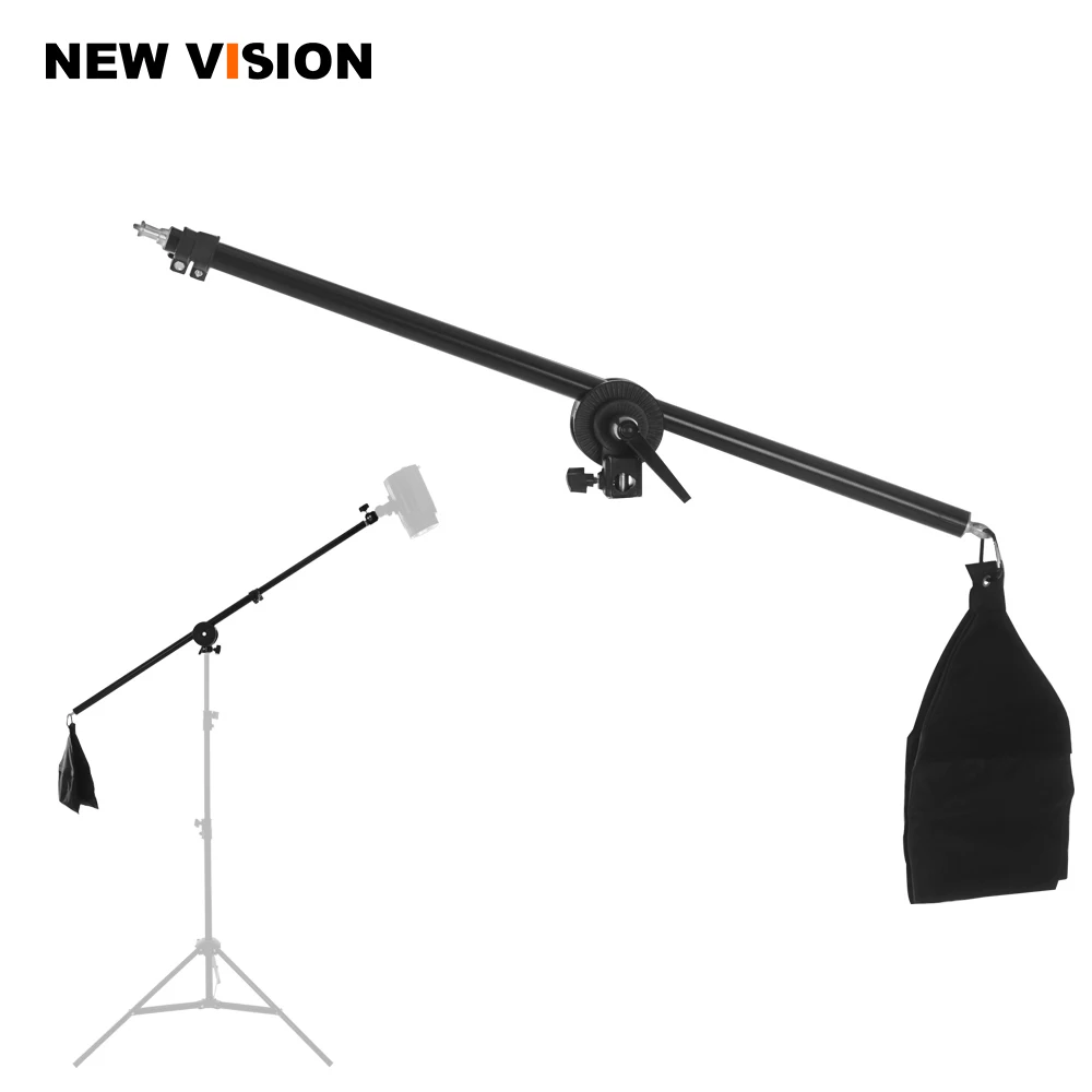75-140cm / 30"-55" Studio Photo Telescopic Boom Arm Top Light w/ Sandbag for Speedlite / Mini Flash Strobe
75-140cm / 30"-55" Studio Photo Telescopic Boom Arm Top Light w/ Sandbag for Speedlite / Mini Flash Strobe