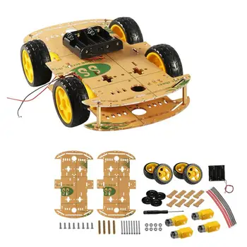 Aokin DIY Robot Smart Car Chassis Kit with Speed Encoder Wheels and Battery Box 4 Wheels
Aokin DIY Robot Smart Car Chassis Kit with Speed Encoder Wheels and Battery Box 4 Wheels