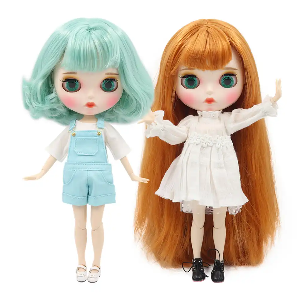 body mint hair matte face 1/6 toy bl4268/136 30cm girl gift