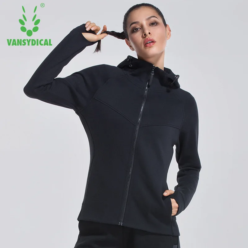 Vansydical long sleeve training jacket women running jacket woman ladies lightweight training jackets sports gym female coat
Vansydical long sleeve training jacket women running jacket woman ladies lightweight training jackets sports gym female coat