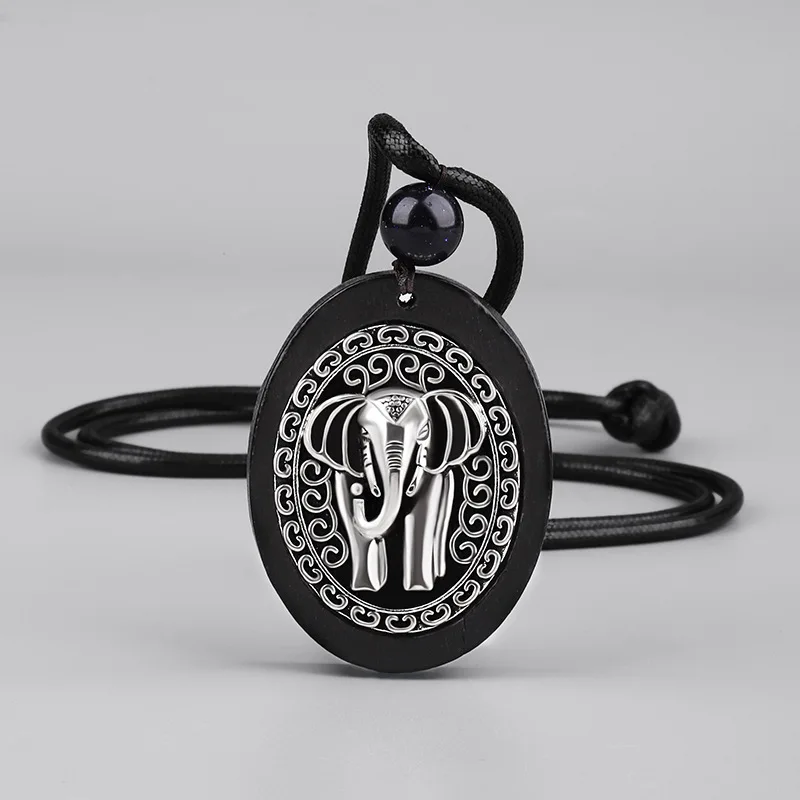 DIEZI Drop Shipping Ethnic Religious Elephant Pendant Necklace For Women Men Gift 2018 New Tibetan Silver Wood Necklace
DIEZI Drop Shipping Ethnic Religious Elephant Pendant Necklace For Women Men Gift 2018 New Tibetan Silver Wood Necklace